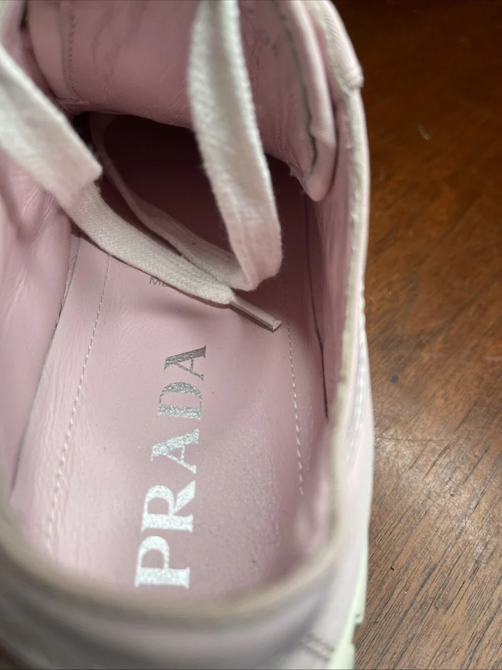 Prada Double Wheel Gabardine Nylon Sneakers Pink SIZE 36 (SKU: 230) 133314047